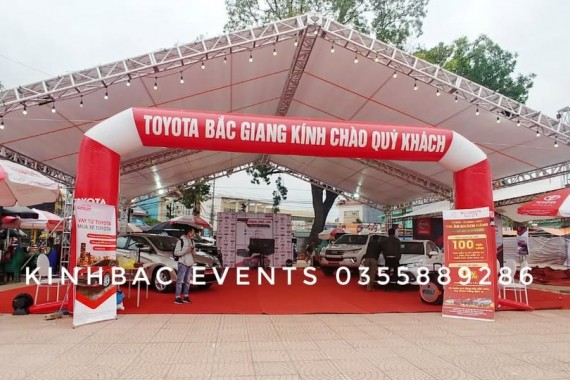 Cho thuê rạp khung sự kiện tại Bắc Giang